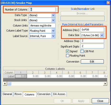 Find column details